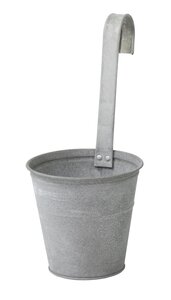 Mega Collections Zinc Old Look Fence Hangpot D16H15/35