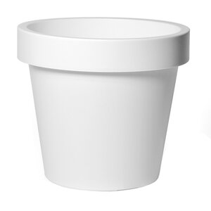Mega Collections Linea Iris Flowerpot White D40H35