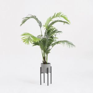 Mica Decorations Ascot plantenstandaard Ø20,5cm x H35cm Zwart - afbeelding 2