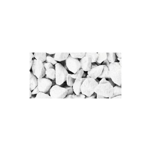 Mica Decorations decoratie steentjes - wit - H16 x  Ø7,5 cm - afbeelding 1