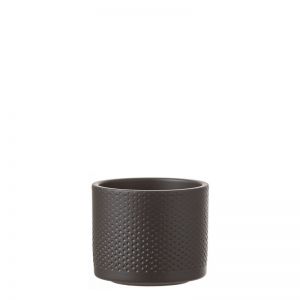 Mica Decorations Era pot donker grijs H10 x Ø12 cm