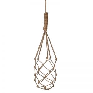 Mica Decorations Yula touwhanger - bruin - H75 x Ø14,5 cm - afbeelding 1