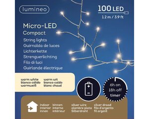 Lumineo special lights Micro led compa zilver/warm wit 120cm-10 - afbeelding 1