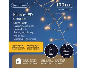 Lumineo special lights Micro led compa koper/klassiek warm 120c