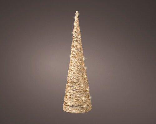 Lumineo objects Micro led cone  goud/warm wit dia15.50-H - afbeelding 1