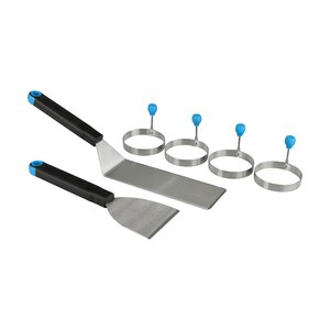 Napoleon Breakfast kit (4 universele ringen en 2 plancha spatels) - afbeelding 2