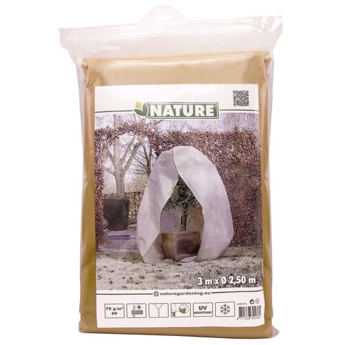 NATURE Winterafdekhoes rits h3d2.50m beige - afbeelding 5