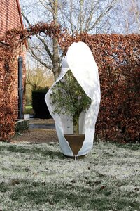 NATURE Winterafdekhoes rits h3d2.50m wit - afbeelding 4