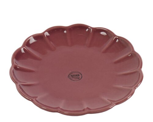 Ontbijtbord aardewerk - paars - Ø 22 cm