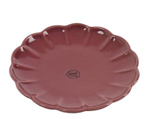 Ontbijtbord aardewerk - paars - Ø 22 cm