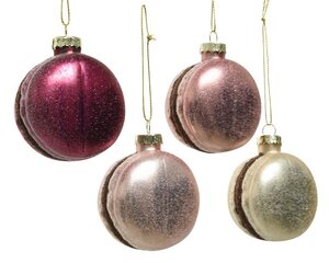 Decoris Ornament glas - assortie - 4,2 × 5,5 × 6,5 cm