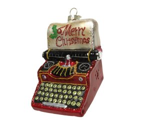 Ornament glas rood/kleur(en)