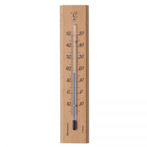 Outside living Muurthermometer hout h19cm - afbeelding 4