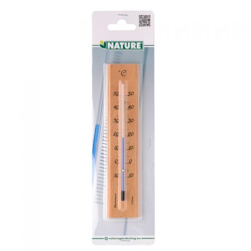 Outside living Muurthermometer hout h19cm - afbeelding 4