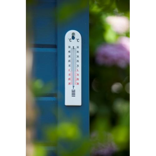 Outside living Muurthermometer kelvin 2 wit - afbeelding 2