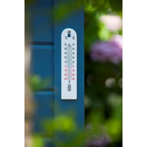 Outside living Muurthermometer kelvin 2 wit - afbeelding 2