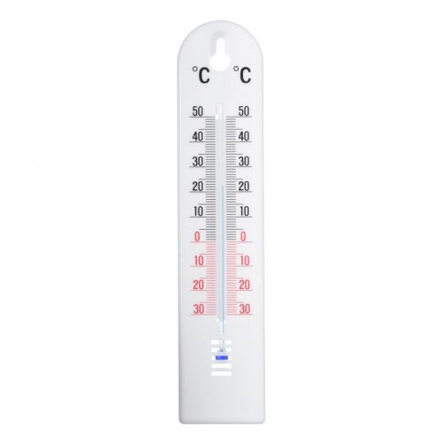 Outside living Muurthermometer kelvin 2 wit - afbeelding 1