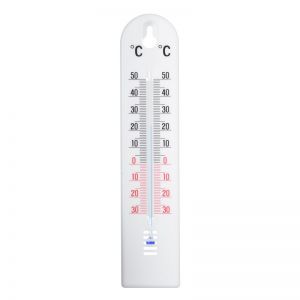 Outside living Muurthermometer kelvin 2 wit - afbeelding 1
