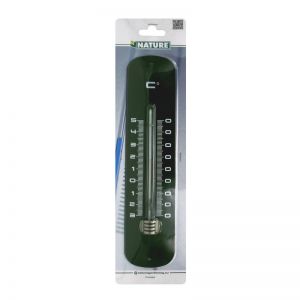 Outside living Muurthermometer metaal groen h30cm - afbeelding 4