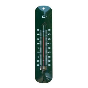 Outside living Muurthermometer metaal groen h30cm - afbeelding 1