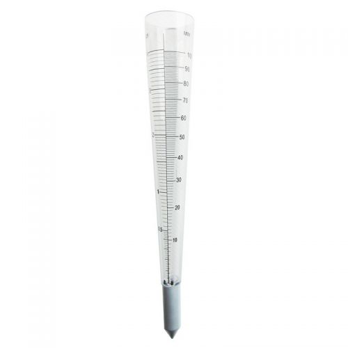 Regenmeter glas/aluminium 160ml - afbeelding 1