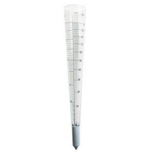 Regenmeter glas/aluminium 160ml - afbeelding 1