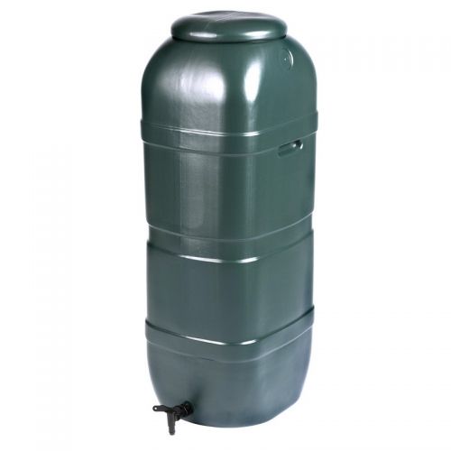 Regenton slimline zwart 100l - afbeelding 1