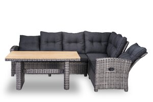 Own Living Cortilla hoekset (3-delig) Falcon grey - Teak blad - afbeelding 3