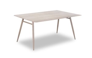 Own Living Karina dining tafel 160cm, Frame ALU Pearl, Sintered stone