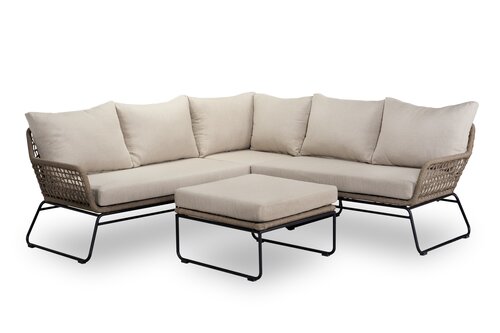 Own Living Lorence hoekset , Sahara dust, Frame ALU Pearl