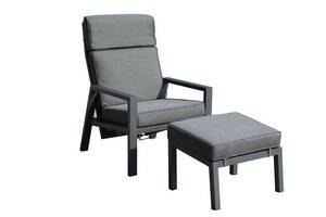 Own Living Stefano relax stoel met footstool