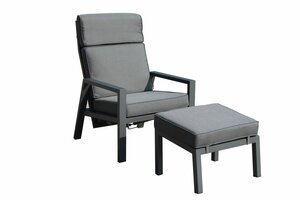 Own Living Stefano relax stoel met footstool - afbeelding 1