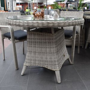 Own Living Terlizzi tafel 100cm Off white - afbeelding 2