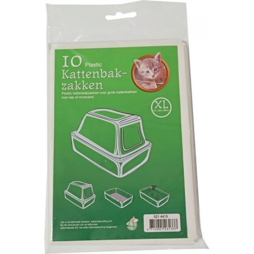 Pak a 10 stuks kattenbakzak XL