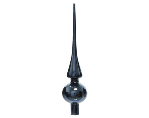 Decoris Piek glas - nachtblauw - Ø 6 cm