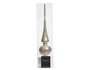 Decoris Piek glas - parel - Ø 6 cm