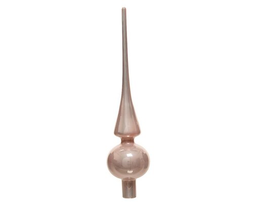 Decoris Piek glas - poederroze - Ø 6 cm
