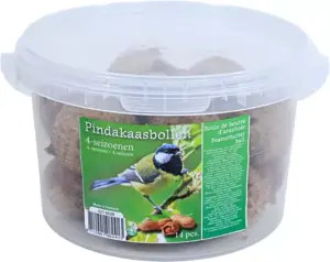 Pindakaasbol in net 4sz emmer 14st