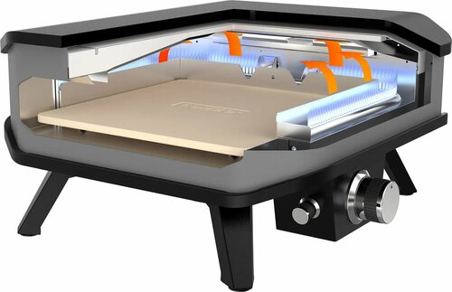 Pizza oven gas 13inch+thermometer - afbeelding 2