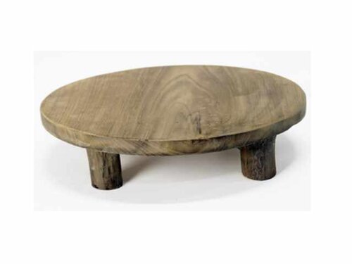 Van der Leeden Plateau teak naturel d30h8cm