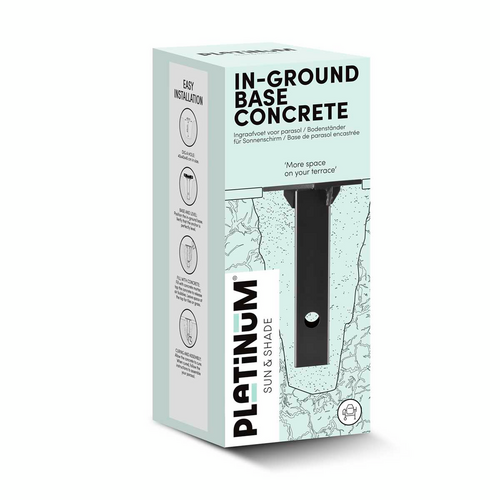 Platinum In-ground base concrete parasolvoet - afbeelding 6