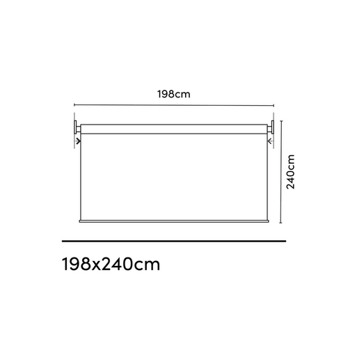 Platinum Outdoor roller blind W198xL240 - afbeelding 6