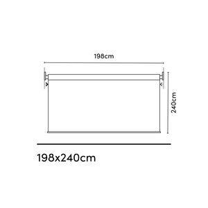 Platinum Outdoor roller blind W198xL240 - afbeelding 6