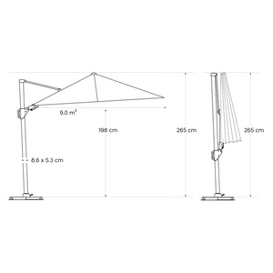 Platinum parasol Challenger T² premium 300x300 - afbeelding 10