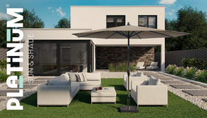 Platinum parasol Riva ø300 olijf - afbeelding 3