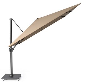 Platinum zweefparasol Challenger T¹ 300x300 taupe - afbeelding 2