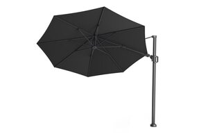 Platinum zweefparasol Challenger T² premium ø350 Faded black - afbeelding 1