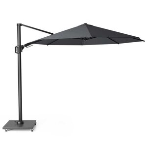 Platinum zweefparasol Challenger T² premium ø350 Faded black - afbeelding 1