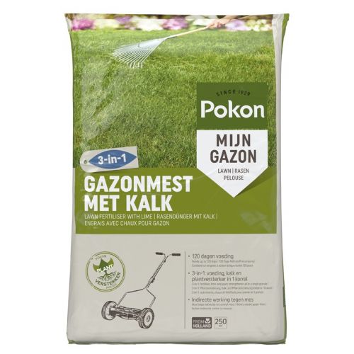 Pokon Gazonmest met Kalk 3-in-5 - afbeelding 1