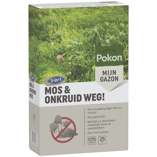 Pokon Mos en Onkruid Weg! (3 in 1) - afbeelding 3